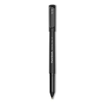 Picture of Write Bros. Ballpoint Pen, Stick, Fine 0.8 Mm, Black Ink, Black Barrel, Dozen