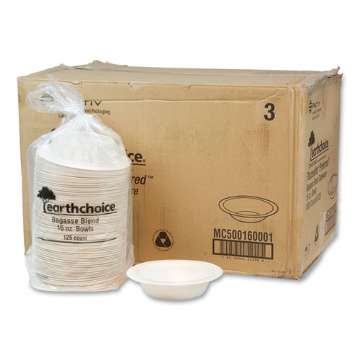 Picture of EarthChoice Placsetter Preferred Dinnerware, Bowl, 16 oz, White, 1,000/Carton