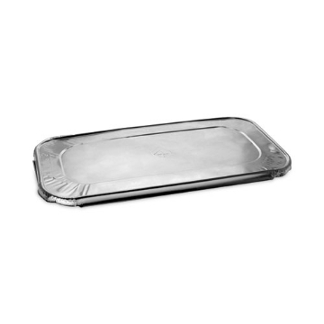 Picture of Aluminum Steam Table Pan Lid, Fits One-Third Size Pan, 6.19 x 12.31 x 0.5, 200/Carton