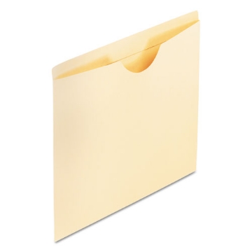 Picture of Manila Reinforced File Jackets, 2-Ply Straight Tab, Legal Size, Manila, 100/box