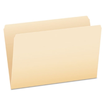 Picture of Manila File Folders, Straight Tabs, Legal Size, 0.75" Expansion, Manila, 100/Box
