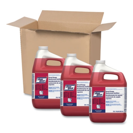 Picture of Broad Range Quaternary Sanitizer, Sweet Scent, 1 Gal Bottle, 3/carton