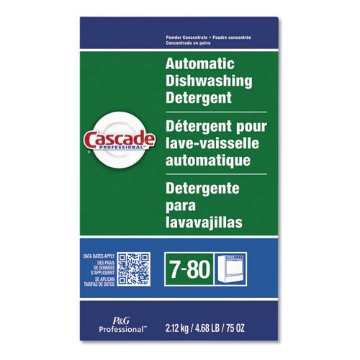 Picture of Automatic Dishwasher Detergent Powder, Fresh Scent, 75 oz Box, 7/Carton