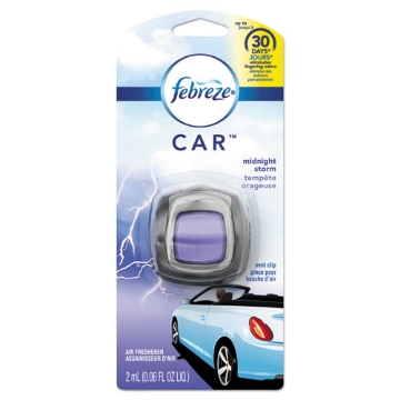 Picture of Car Air Freshener, Midnight Storm, 2 Ml Clip, 8/carton