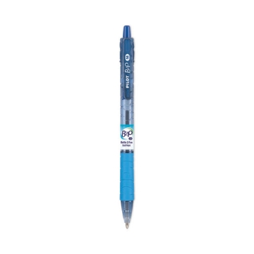 Picture of B2p Bottle-2-Pen Recycled Ballpoint Pen, Retractable, Medium 1 Mm, Blue Ink, Translucent Blue Barrel, Dozen