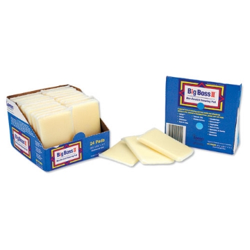 Picture of Non-Scratch Scouring Pads, 3.5 X 5.5, Yellow, 24/carton