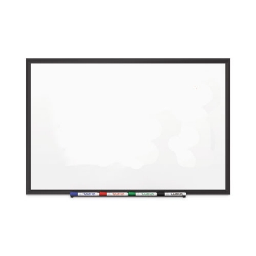 Picture of Classic Series Porcelain Magnetic Dry Erase Board, 36 x 24, White Surface, Black Aluminum Frame