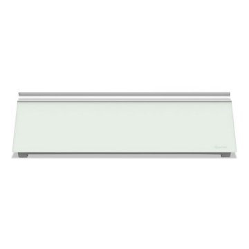 Picture of Glass Dry Erase Desktop Computer Pad, 18 x 6, White Surface