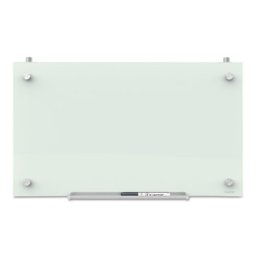 Picture of Infinity Magnetic Glass Dry Erase Cubicle Board, 30 x 18, White Surface