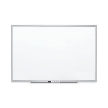Picture of classic series nano-clean dry erase board, 24 x 18, white surface, silver aluminum frame