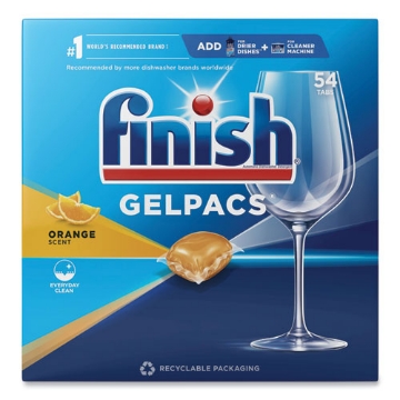 Picture of Dish Detergent Gelpacs, Orange Scent, 54/box, 4 Boxes/carton