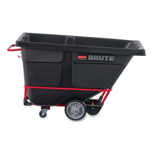 Picture of rotomolded tilt truck, 202 gal, 2,100 lb capacity, plastic, black