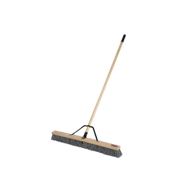 Picture of Push Brooms, 36 X 62, Pp Bristles, Rough Floor Surfaces, Wood Handle, Natural