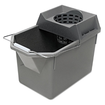 Picture of Pail/Strainer Combination, 15 qt, Steel Gray