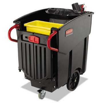 Picture of Mega BRUTE Mobile Container, 120 gal, Plastic, Black