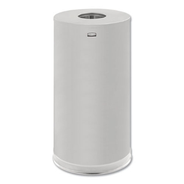Picture of European and Metallic Series Receptacle with Drop-In Top, 15 gal, Steel, Satin Stainless