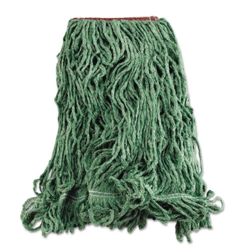 Picture of Super Stitch Blend Mop Heads, Cotton/synthetic, Green, Large