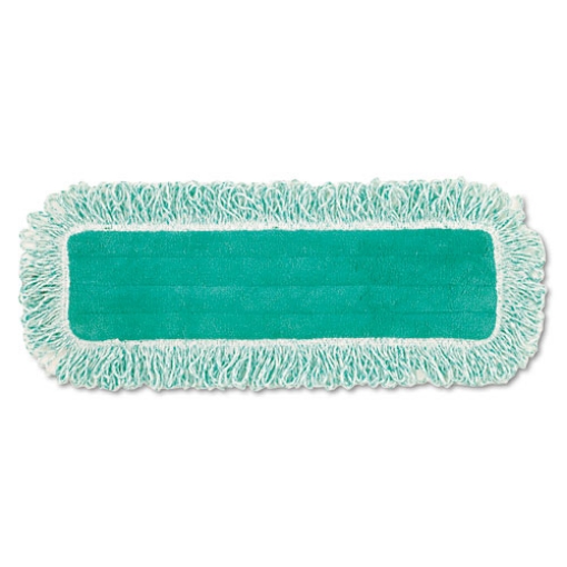 Picture of Dust Pad With Fringe, Microfiber, 18" Long, Green