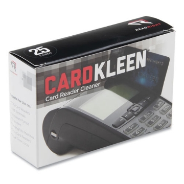 Picture of Cardkleen Presaturated Magnetic Head Cleaning Cards, 3 3/8" X 2 1/8", 25/box