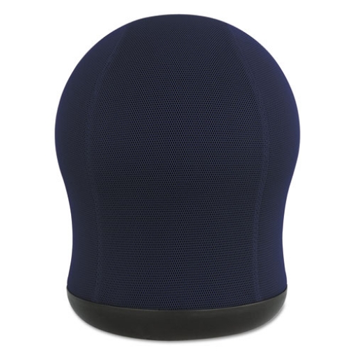 Picture of Zenergy Swivel Ball Chair, Backless, Supports Up to 250 lb, Blue Seat, Black Base, Ships in 1-3 Business Days