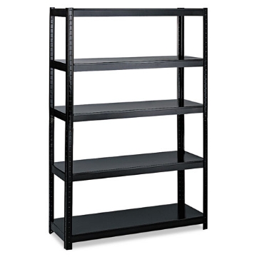 Picture of Boltless Steel Shelving, Five-Shelf, 48w X 24d X 72h, Black