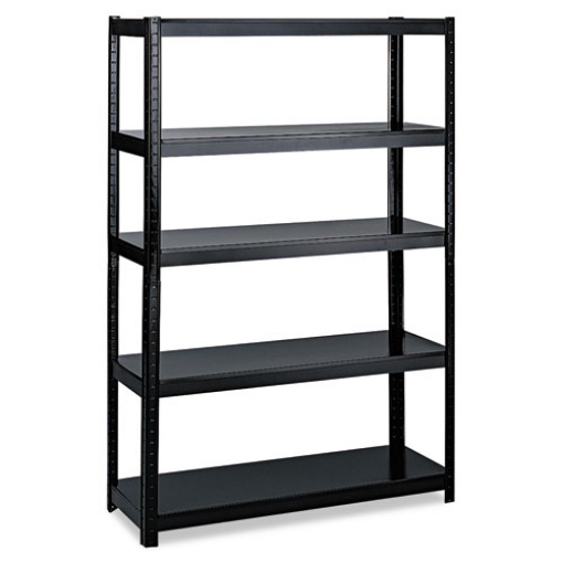 Picture of Boltless Steel Shelving, Five-Shelf, 48w X 24d X 72h, Black