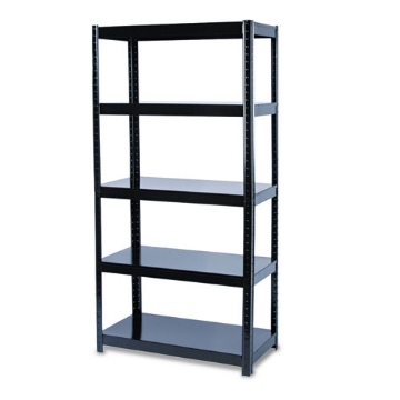 Picture of Boltless Steel Shelving, Five-Shelf, 36w X 18d X 72h, Black