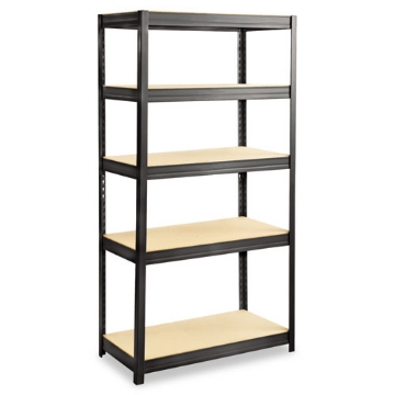 Picture of Boltless Steel/particleboard Shelving, Five-Shelf, 36w X 18d X 72h, Black