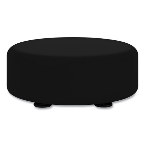 Picture of Learn 15" Round Vinyl Floor Seat, 15" dia x 5.75"h, Black, Ships in 1-3 Business Days