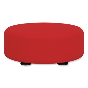 Picture of Learn 15" Round Vinyl Floor Seat, 15" dia x 5.75"h, Red, Ships in 1-3 Business Days