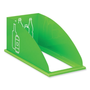 Picture of Mixx Recycling Center Lid, Topper Style, 9.87w x 19.87d x 0.62h, Green, Ships in 1-3 Business Days