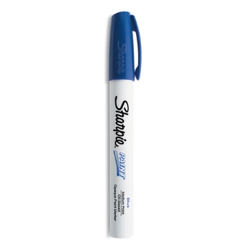 Picture of Permanent Paint Marker, Medium Bullet Tip, Blue