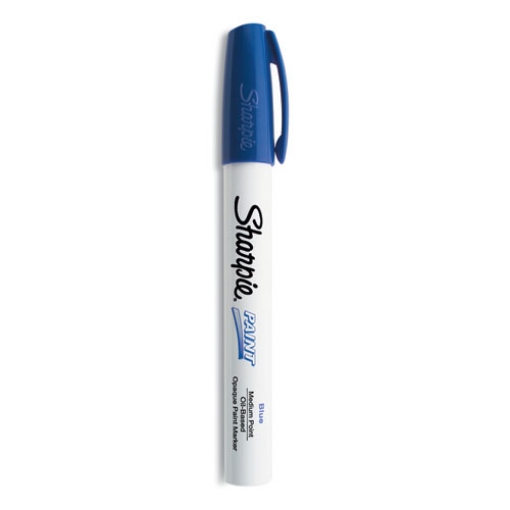 Picture of Permanent Paint Marker, Medium Bullet Tip, Blue