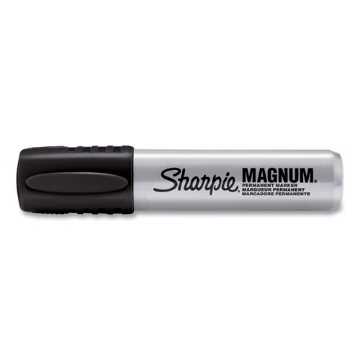 Picture of Magnum Permanent Marker, Broad Chisel Tip, Black