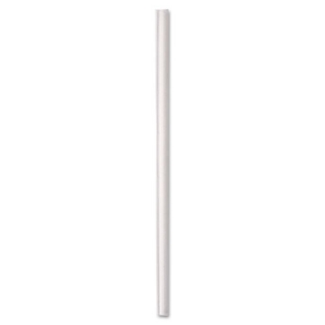 Picture of Jumbo Straws, 7.75", Polypropylene, Translucent, 250/pack, 50 Packs/carton