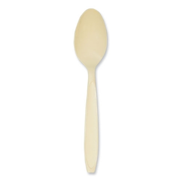 Picture of Impress Heavyweight Full-Length Polystyrene Cutlery, Teaspoon, Champagne, 1,000/Carton