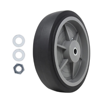 Picture of Tilt Truck Wheels, 850 lb Weight Capacity, 12" Wheel, Black
