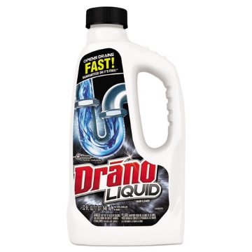 Picture of Liquid Drain Cleaner, 32 Oz Safety Cap Bottle, 12/carton