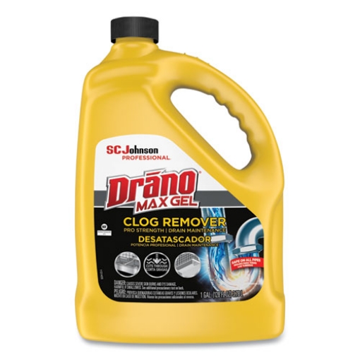 Picture of Max Gel Clog Remover, Bleach Scent, 128 Oz Bottle, 4/carton