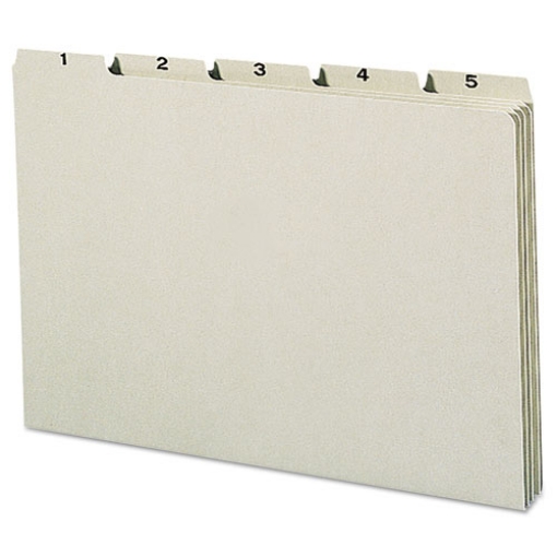 Picture of 100% Recycled Daily Top Tab File Guide Set, 1/5-Cut Top Tab, 1 To 31, 8.5 X 14, Green, 31/set