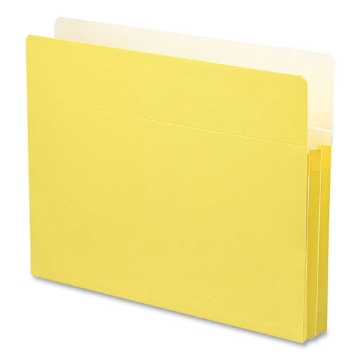 Picture of Colored File Pockets, 1.75" Expansion, Letter Size, Yellow
