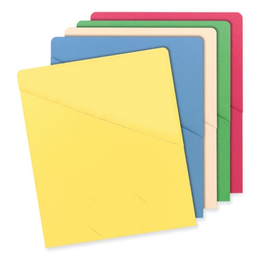 Picture of Organized Up Slash Jackets, Letter Size, Assorted Colors, 25/pack