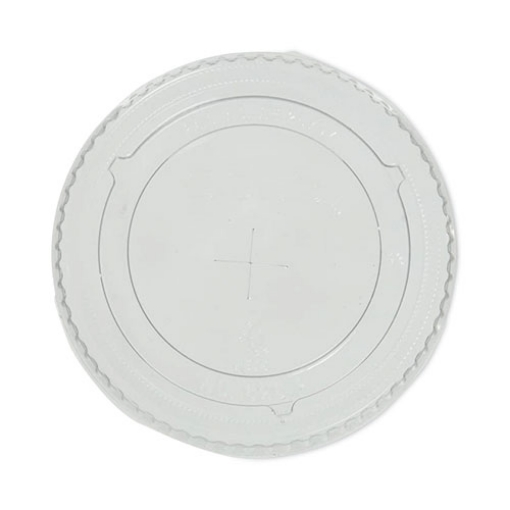Picture of Plastic Cold Cup Lids, Fits 12 oz to 20 oz Cups, Clear, 1,000/Carton