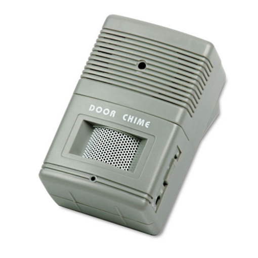 Picture of Visitor Arrival/Departure Chime, Battery Operated, 2.75 x 2 x 4.25, Gray
