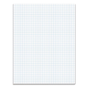 Picture of Quadrille Pads, Quadrille Rule (4 Sq/in), 50 White 8.5 X 11 Sheets