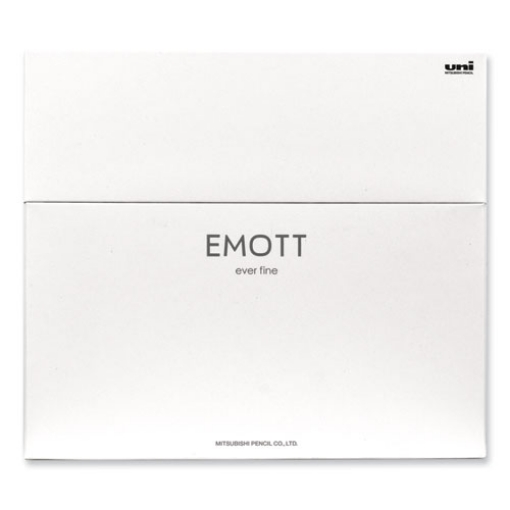 Picture of Emott Ever Fine Porous Point Pen, Stick, Fine 0.4 Mm, Assorted Ink Colors, White Barrel, 40/pack