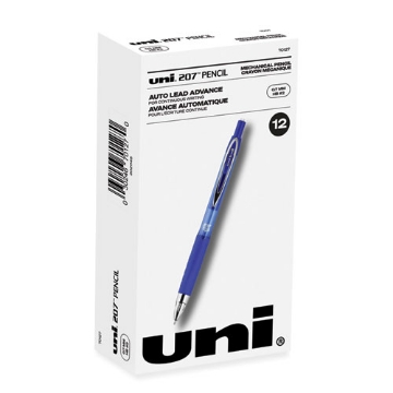 Picture of 207 Mechanical Pencil, 0.7 Mm, Hb (#2), Black Lead, Blue Barrel, Dozen