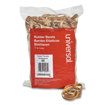 Picture of Rubber Bands, Size 62, 0.04" Gauge, Beige, 1 Lb Box, 490/pack