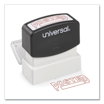 Picture of Message Stamp, Posted, Pre-Inked One-Color, Red