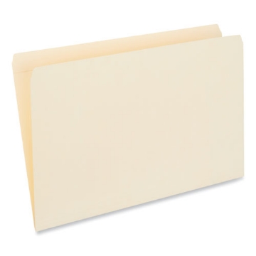 Picture of Double-Ply Top Tab Manila File Folders, Straight Tabs, Legal Size, 0.75" Expansion, Manila, 100/Box